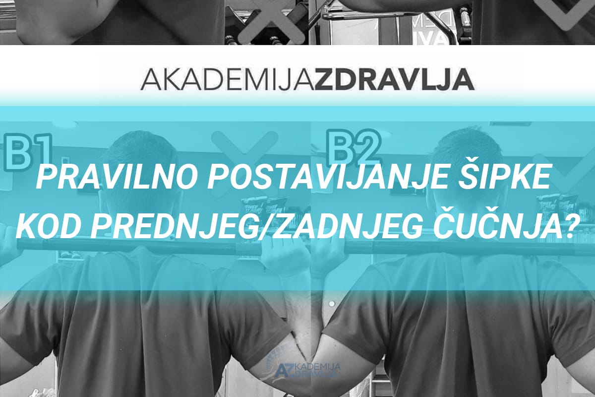 Read more about the article Pravilno postavijanje šipke kod prednjeg/zadnjeg čučnja?